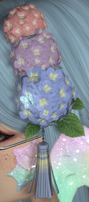 Rainbow Hydrangea Corsage