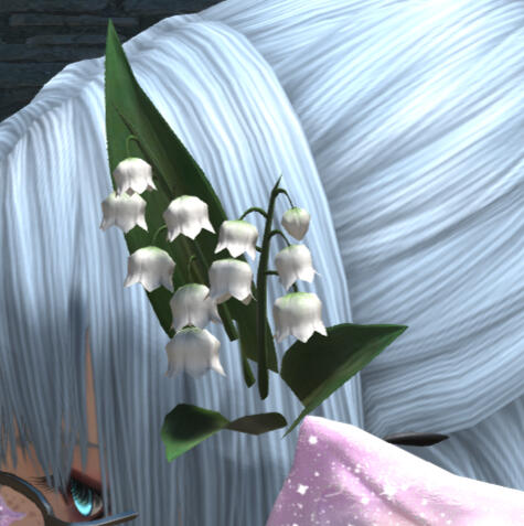 White Lily of the Valley Corsage