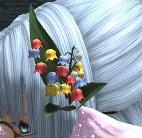 Rainbow Lily of the Valley Corsage